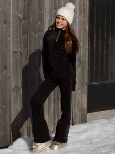 Bilde av WoolLand Sirdal Merino Slengbukse Black